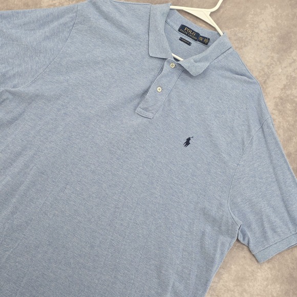 Ralph Lauren Other - Polo Ralph Lauren Men's XXL Short Sleeve Polo Shirt Classic Fit Blue Pony Cotton